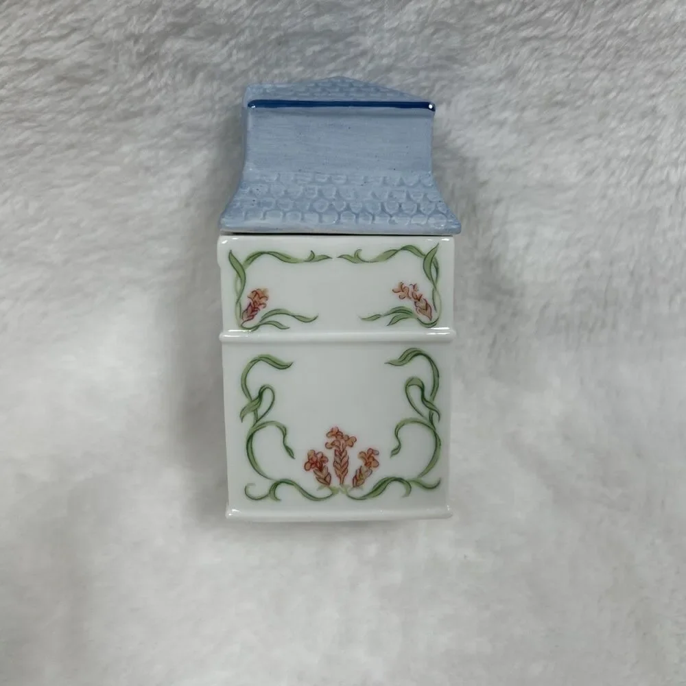 Vintage 1989 Lenox Spice Village Ginger Spice Jar Fine Porcelain